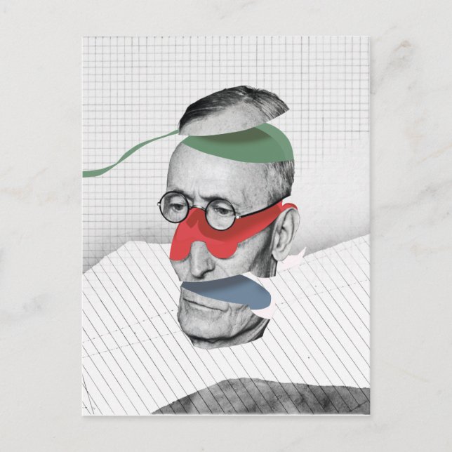 Cartão Postal De Anúncio "Cartão de Hesse rachado" (Frente)