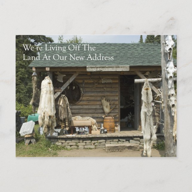 Cartão Postal De Anúncio Cartão de Mudança de Endereço #21 (Frente)