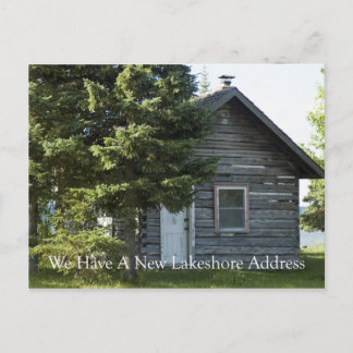 Cartão Postal De Anúncio Cartão de Mudança de Endereço - Lakeshore