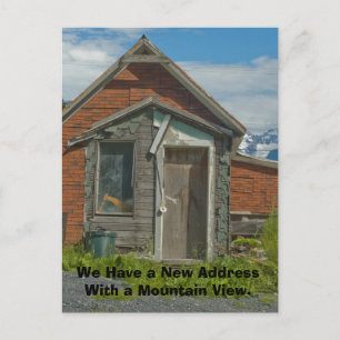 Cartão Postal De Anúncio Cartão de Mudança de Endereço: Mountain View