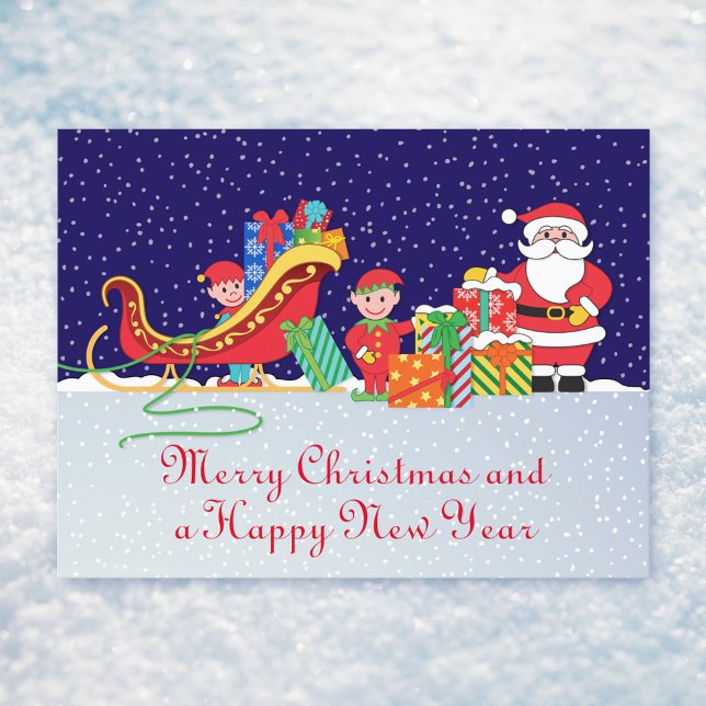 Cartão Postal De Anúncio Cartão de Natal da Véspera de Natal (Criador carregado)