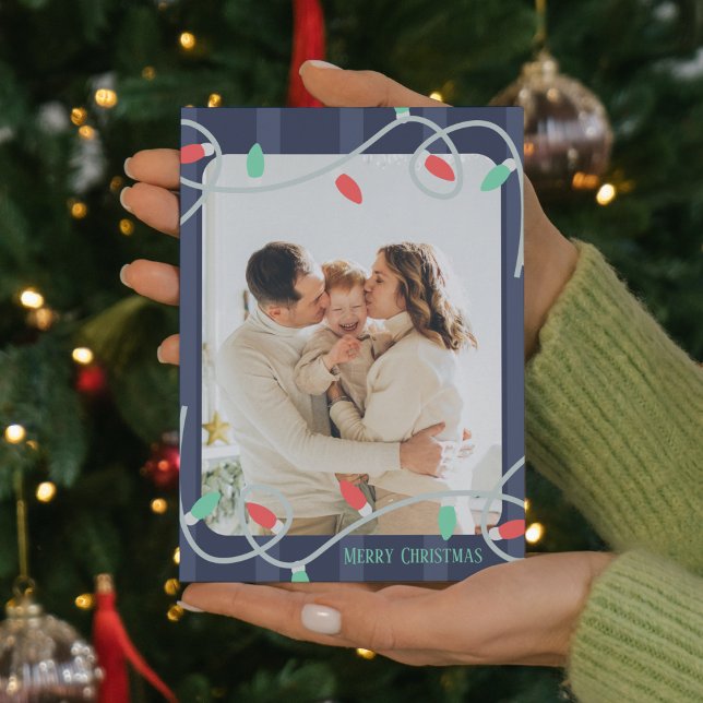 Cartão Postal De Anúncio Cartão de Natal de Foto da Família (Criador carregado)