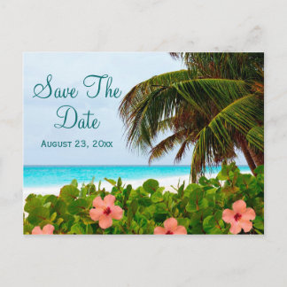 Cartão Postal De Anúncio Cartão de Save the Date de Casamento Destino na Pr