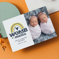 Cartão-postal de aviso de nascimento | Camadas De