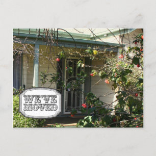 Cartão Postal De Anúncio Cartão-postal de Foto para Casa em Movimento do No