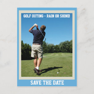 Cartão Postal De Anúncio Cartão-postal de Golf Outing