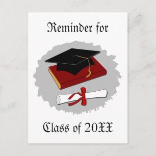 Cartão Postal De Anúncio Cartão-postal de graduação