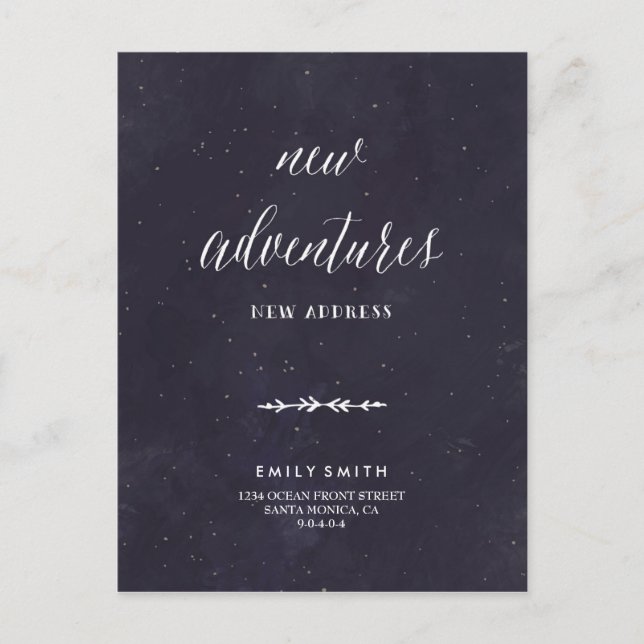 Cartão Postal De Anúncio Cartão-postal de lançamento móvel (Frente)