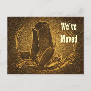 Cartão Postal De Anúncio Cartão-postal de Movimentação do Novo Endereço
