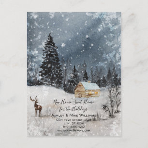 Cartão Postal De Anúncio Cartão-postal do novo Home Sweet Moving Address