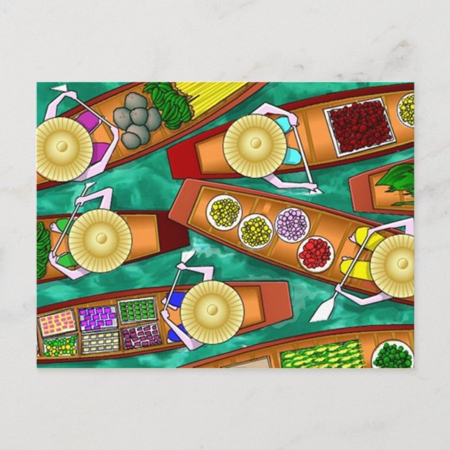 CARTÃO POSTAL DE ANÚNCIO CARTÃO-POSTAL ~ LOJA DE PRODUTOS ALIMENTÍCIOS ASIÁ (Frente)