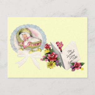 Cartão Postal De Anúncio Cartão-postal para bebê