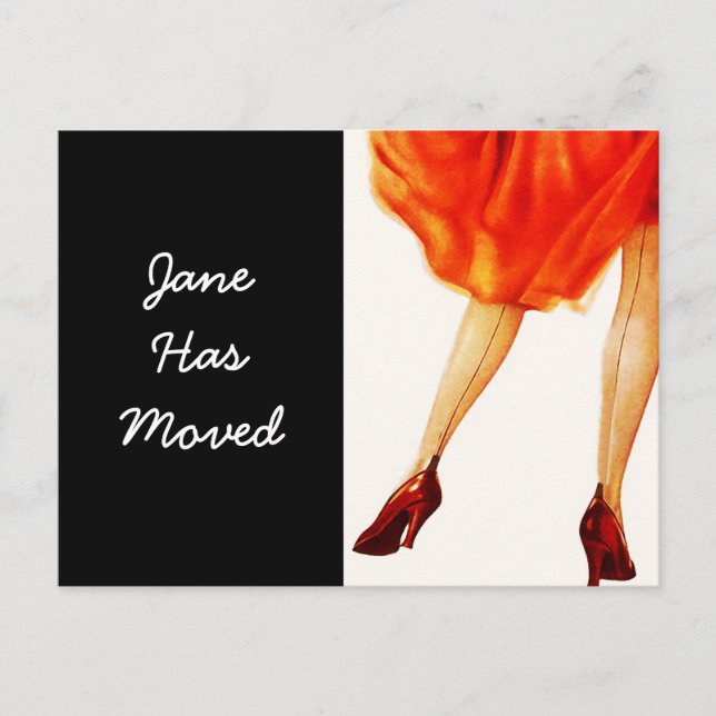 Cartão Postal De Anúncio Cartão-Postal Retro Marilyn Red Vestido Movido Nov (Frente)