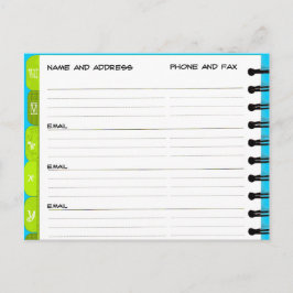 Cartão Postal De Anúncio Cartão-postal 'U-Y' do Catálogo de Endereços de An