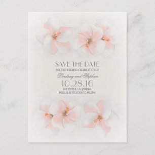 Cartão Postal De Anúncio Cartões-postais de aviso de data de casamento na p