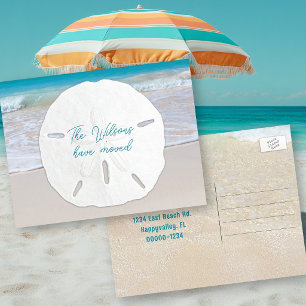 Cartão Postal De Anúncio Cartões-postais de nova morada tropicais com grand