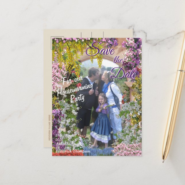 Cartão Postal De Anúncio casa de campo italiana ao ar livre (Frente/Verso In Situ)