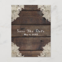 Casa de Campo Rústica em Madeira & Renda Romântico