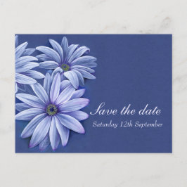 Cartão Postal De Anúncio Casamento de Daisy osteospermum salve o cartão de