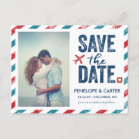 Casamento de Destino | Cartão-postal Salvar a Data