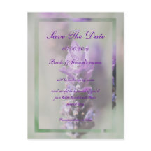 Casamento de flor de lavanda roxa | Personalize