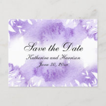 Casamento de RSVP Botânico de lavanda
