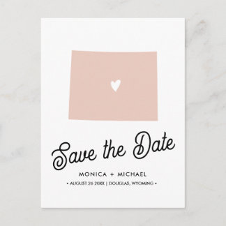 CARTÃO POSTAL DE ANÚNCIO CASAMENTO EM WYOMING QUALQUER COR