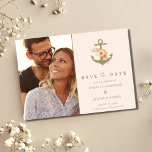 Cartão Postal De Anúncio Casamento Floral Simples de Boho Náutico Salvar a<br><div class="desc">Convide seus entes queridos para seu dia especial com este Simples Casamento de Foto Floral Boho Náutico salve o cartão-postal. Apresentando uma design contemporânea,  chique,  este cartão postal é a maneira perfeita de anunciar seu próximo casamento e pedir à família e aos amigos que reservem sua data de casamento.</div>