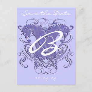 Cartão Postal De Anúncio Casamento Lion Rampant Renaissance