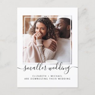 Cartão Postal De Anúncio Casamento Menor Reduzido Mínimo Foto