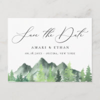 Casamento na Montanha da Floresta Rústica Salve a 