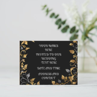 Cartão Postal De Anúncio Casamento Personalizado