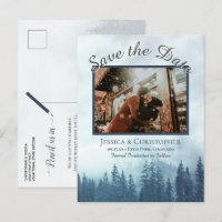 Casamento Rustic Blue Forest Salve a Foto da Data