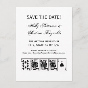 Cartão Postal De Anúncio Casino Night Poker Royal Hetero Flush Spades