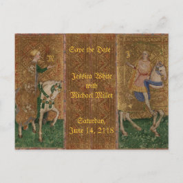 Cartão Postal De Anúncio Cavaleiro Medieval Renascença Fantasia Histórica