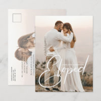 Celebração de Casamento às Escondidas Foto Recém-C
