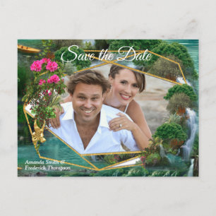 Cartão Postal De Anúncio Celebração no lago da fantasia mágica