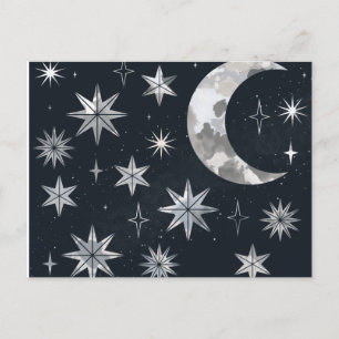 Cartão Postal De Anúncio Céu Estimulante Noturno