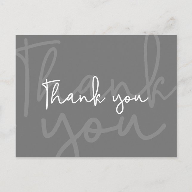 Cartão Postal De Anúncio Chá de fraldas de cinza de humor Neutro (Frente)