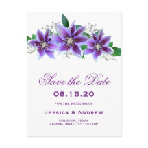 Clematis Chic Classy Casamento Salve a Data