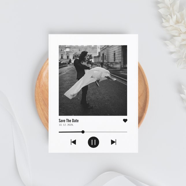 Cartão Postal De Anúncio Cobrir de álbum Música Viral Salvar Data (Criador carregado)