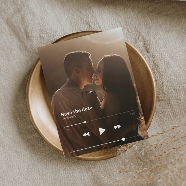 Cartão Postal De Anúncio Cobrir do álbum salvar a data (Criador carregado)