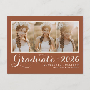 Cartão Postal De Anúncio Colagem de Fotos da Turma de Terracota de 2026 For