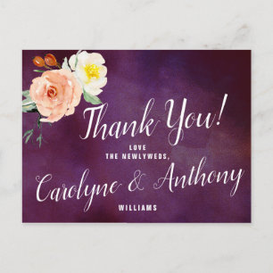 Cartão Postal De Anúncio Coleção de Casamento The Romance In Bloom