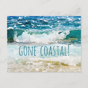 Cartão Postal De Anúncio Costa Perdida Nova Casa Mudei