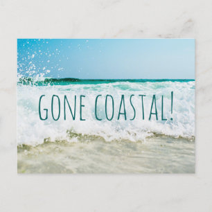 Cartão Postal De Anúncio Costa Perdida Nova Casa Mudei