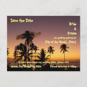 CARTÃO POSTAL DE ANÚNCIO CREPÚSCULO TROPICAL