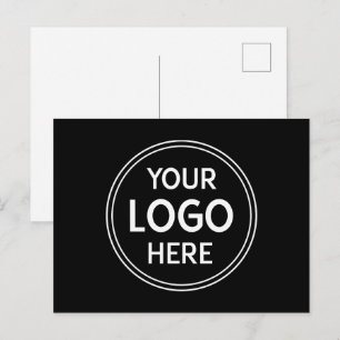 Cartão Postal De Anúncio Criações Personalizadas Elegantes e Modernas Verif