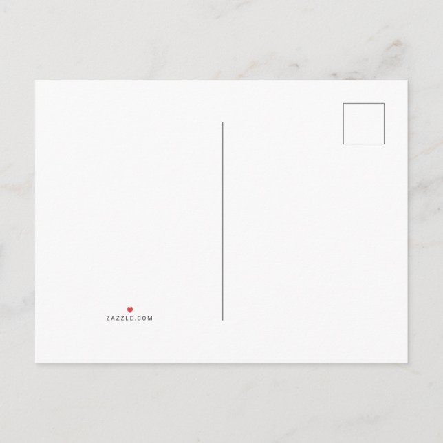 Cartão Postal De Anúncio Crie seu (Verso)