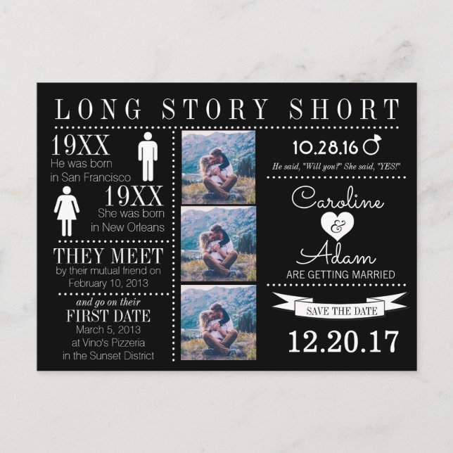 Cartão Postal De Anúncio Cronograma Salvar a Posta de Data (Frente)